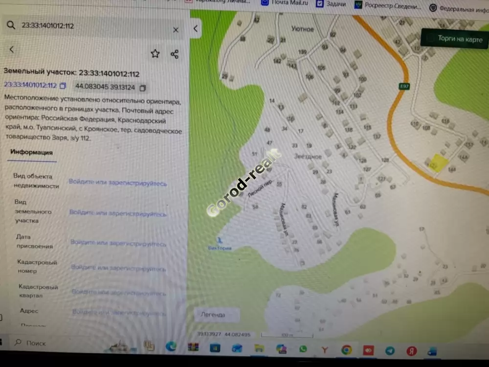 карта со спутника